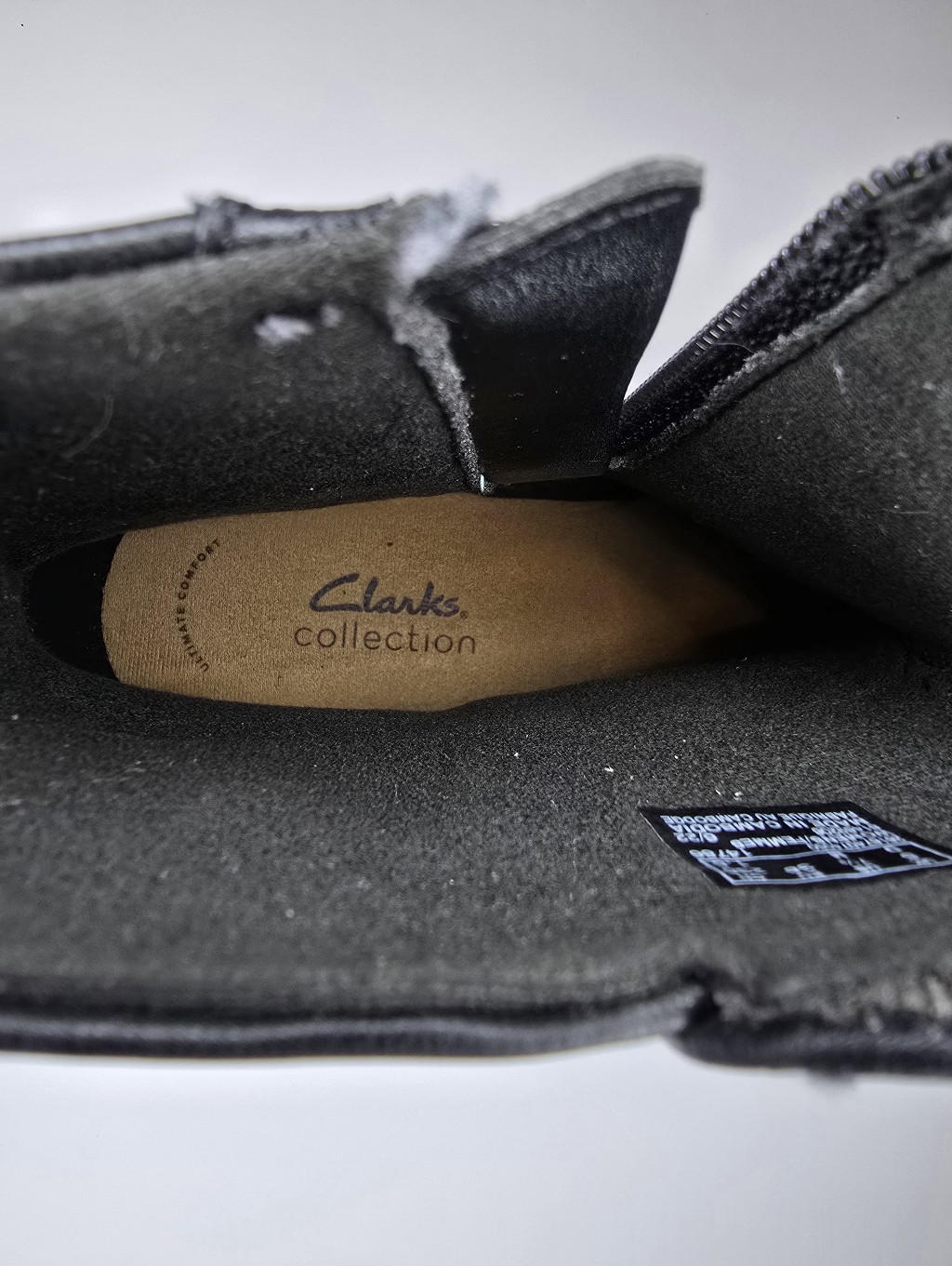 Clarks Collection Ultimate Comfort Black Ankle Boots Womens 7.5 — image 8 of 8